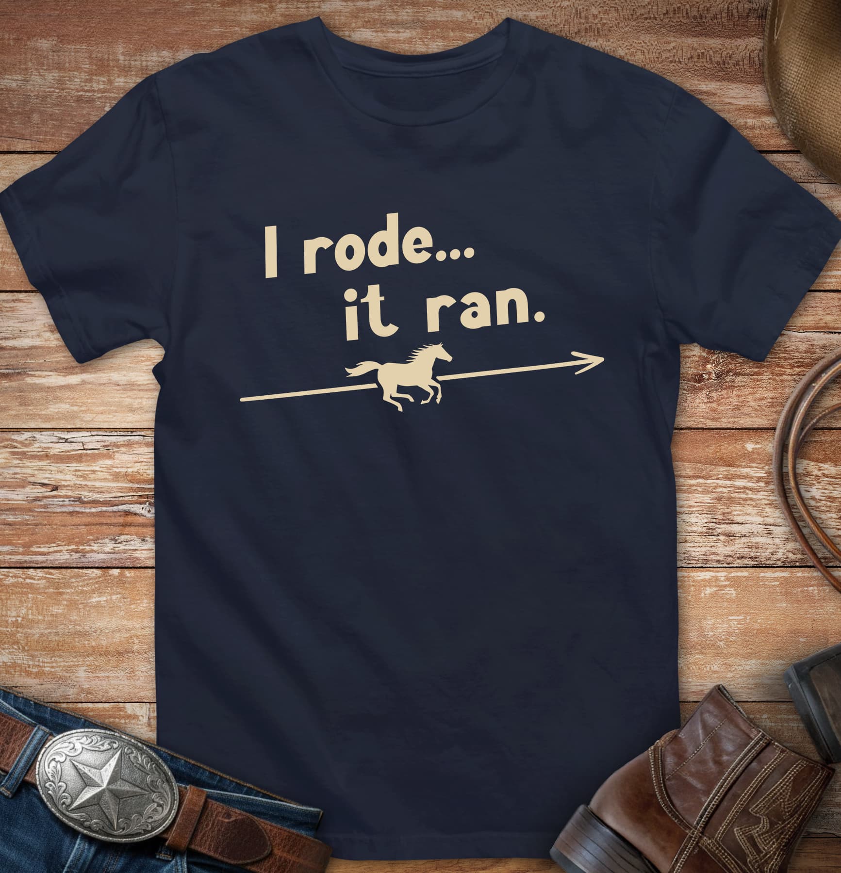I rode... it ran.