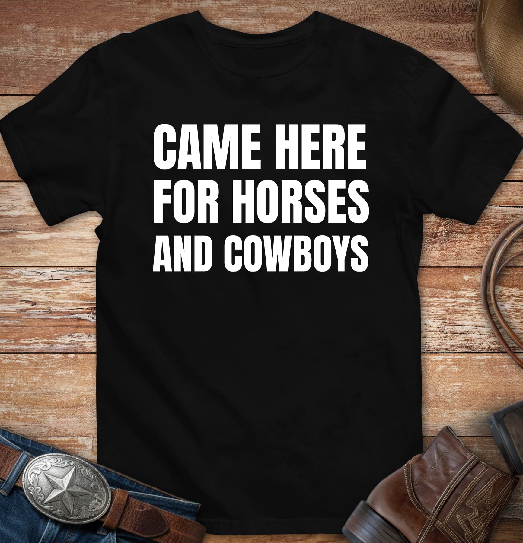 Came here for horses and cowboys