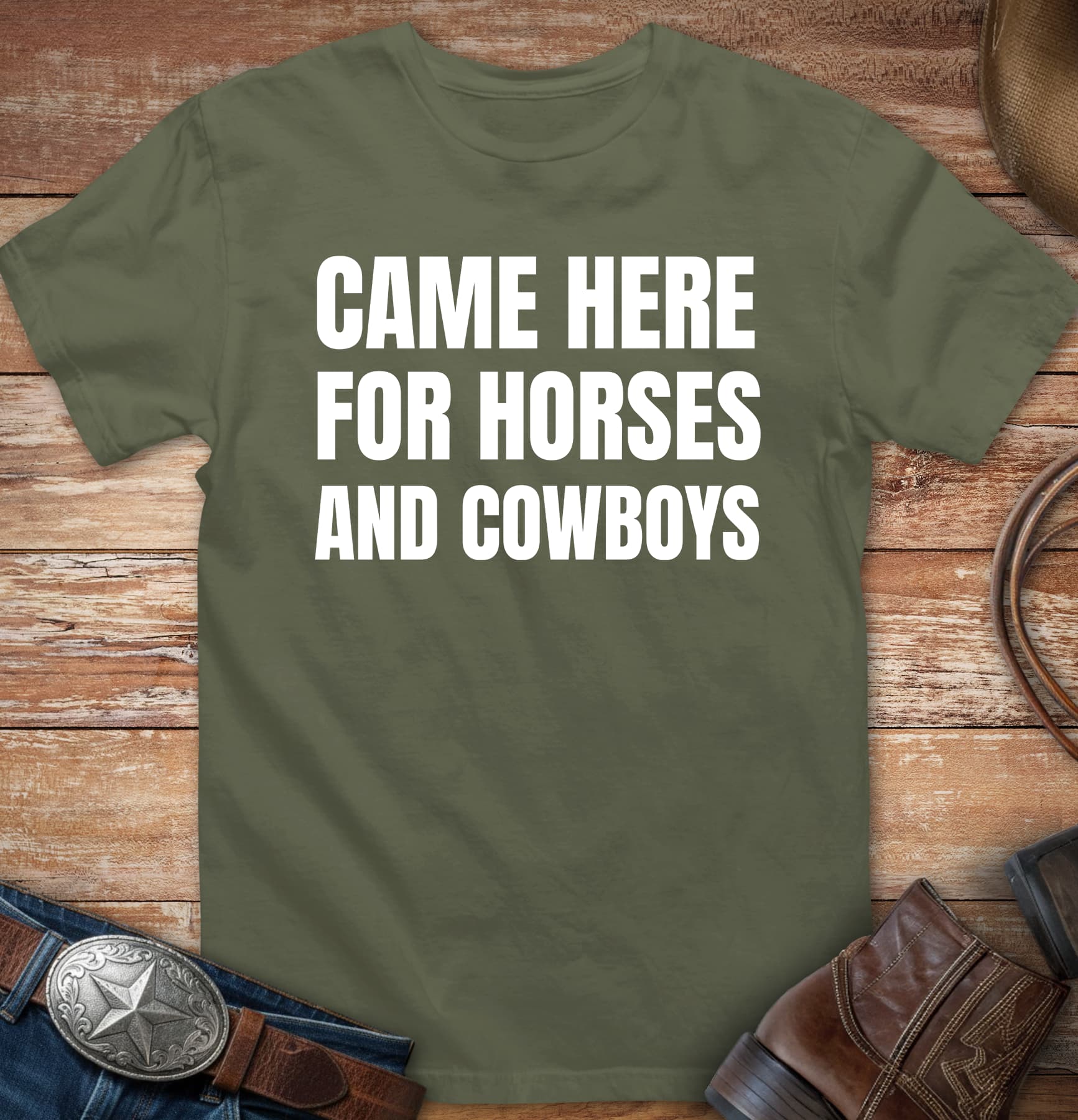 Came here for horses and cowboys