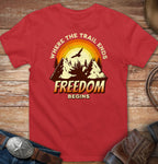 Where the trail ends freedom begins