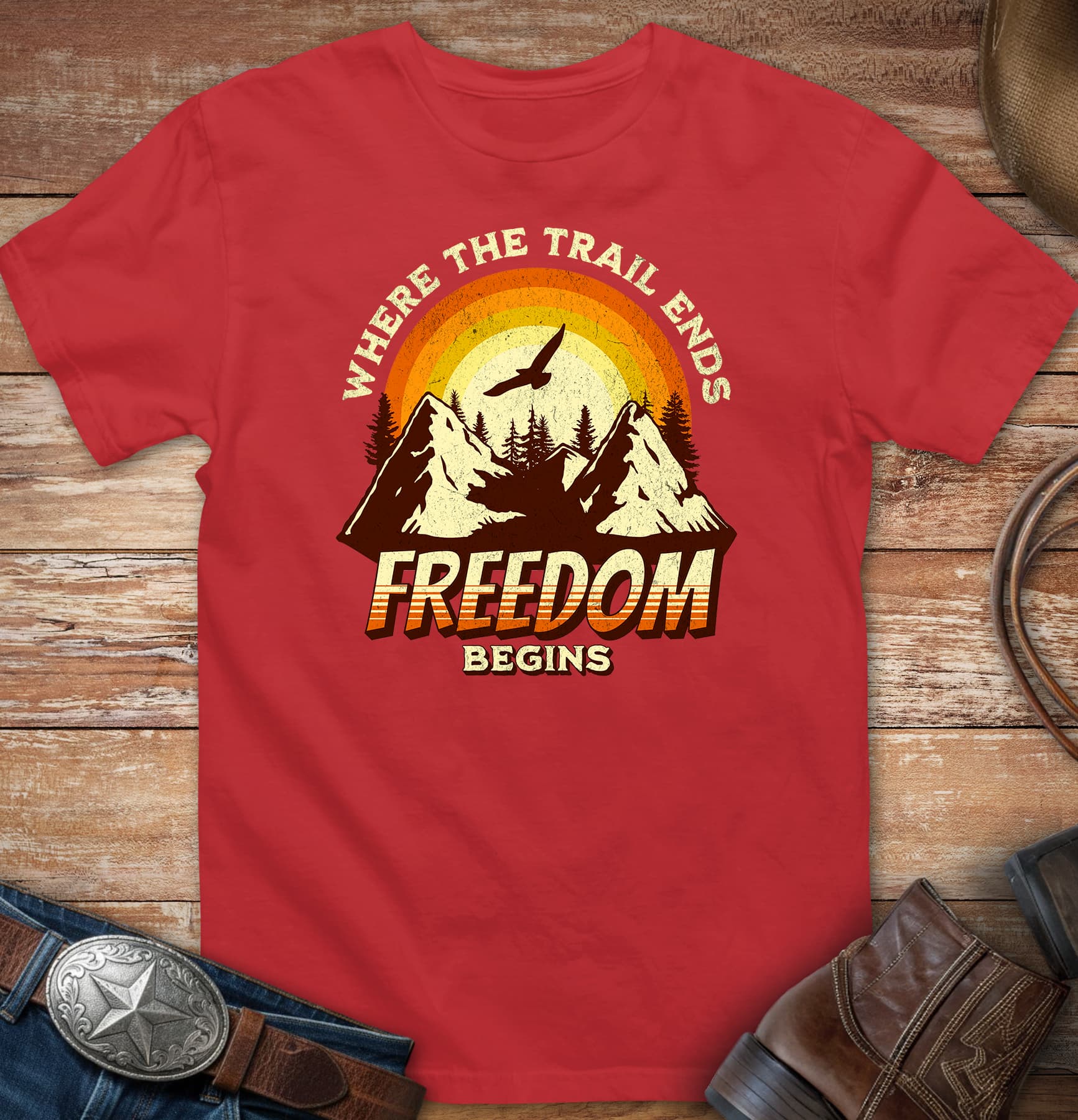 Where the trail ends freedom begins
