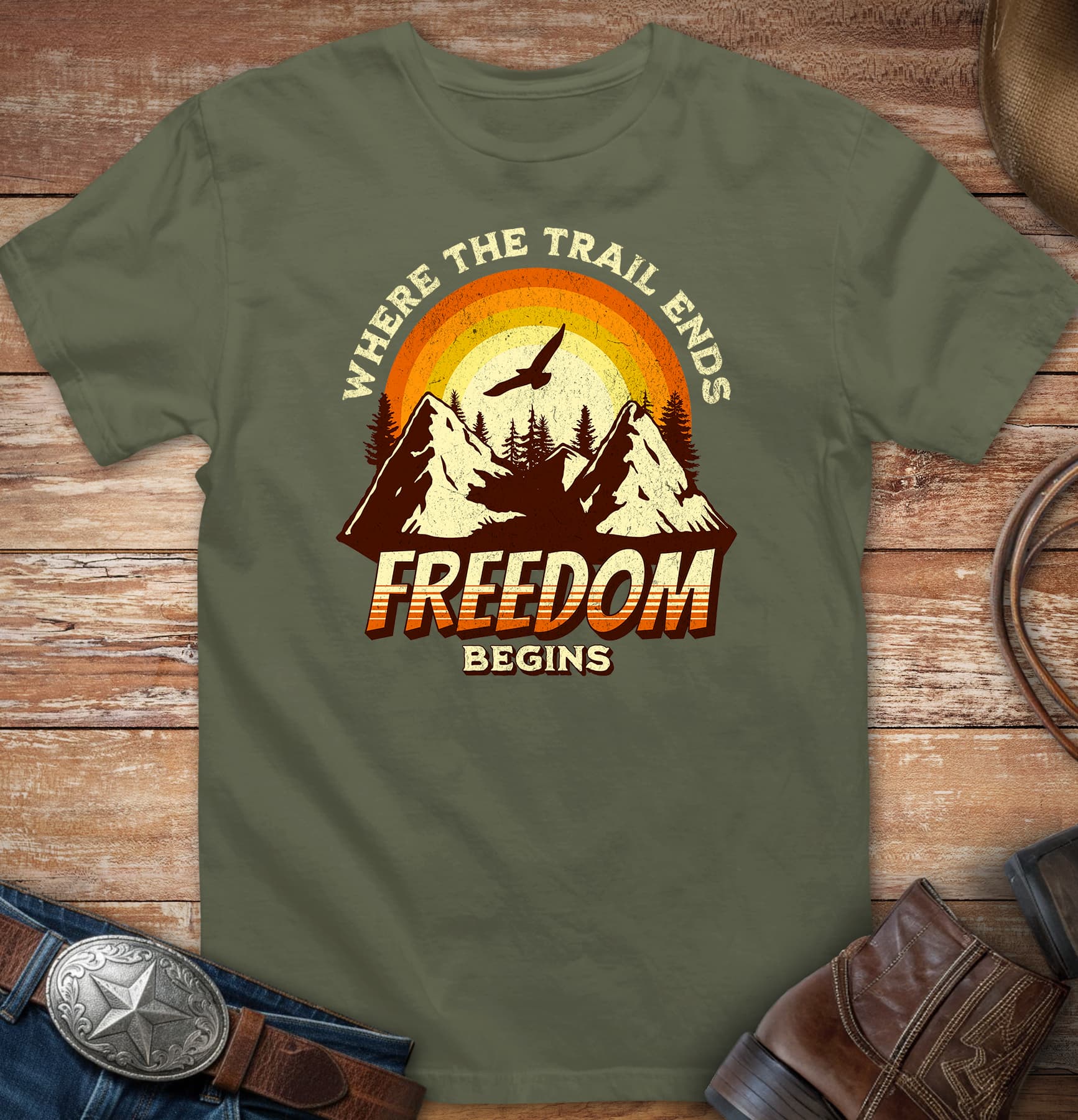 Where the trail ends freedom begins