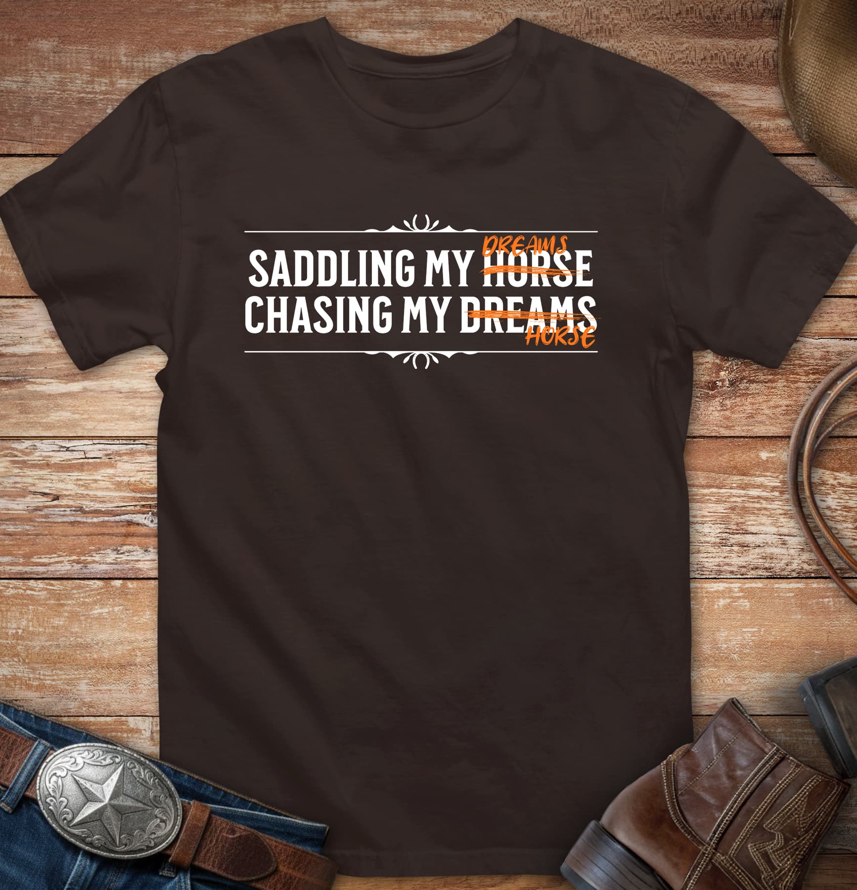 Saddling my dreams - chasing my horse