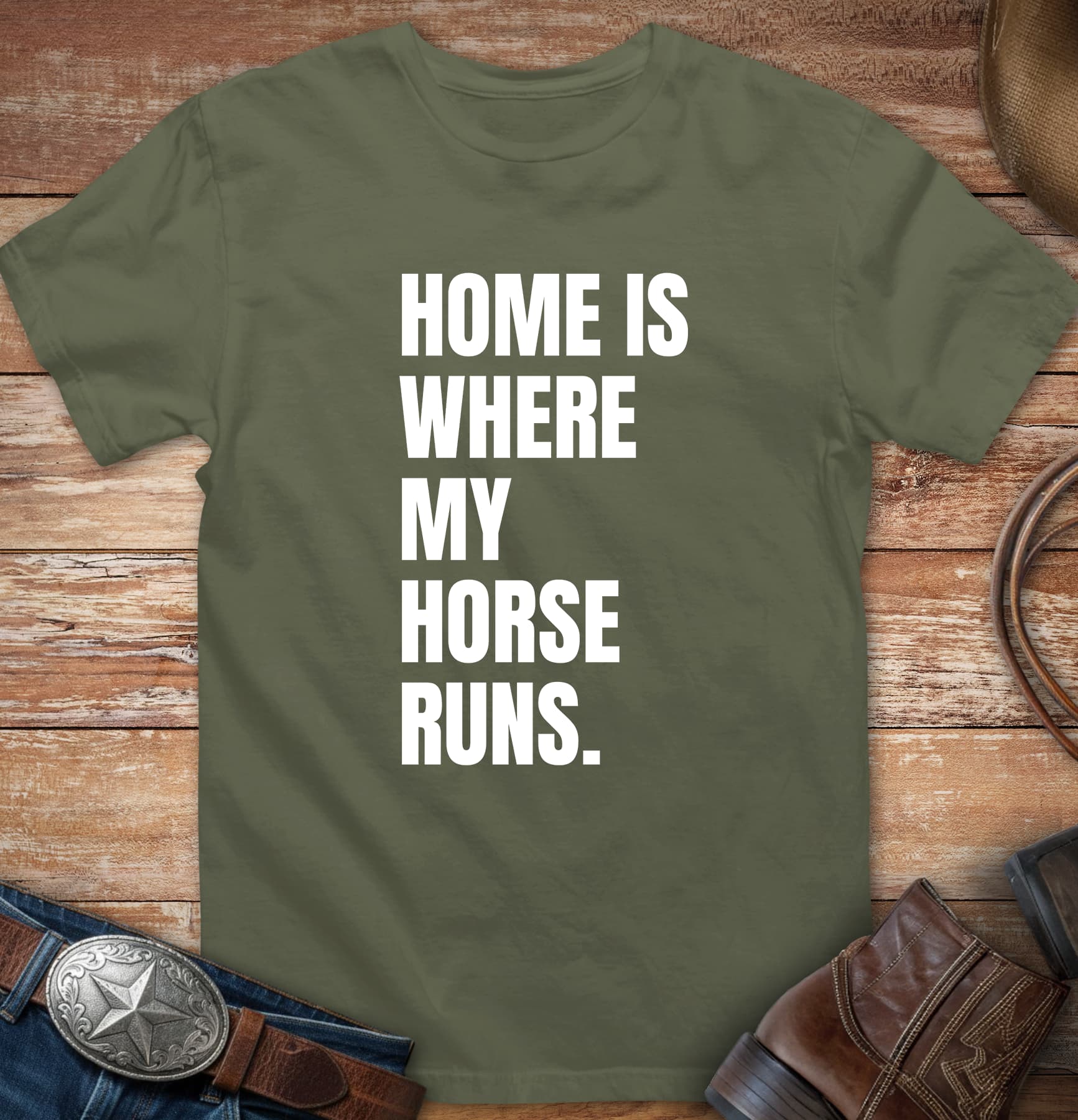 Home is where my horse runs