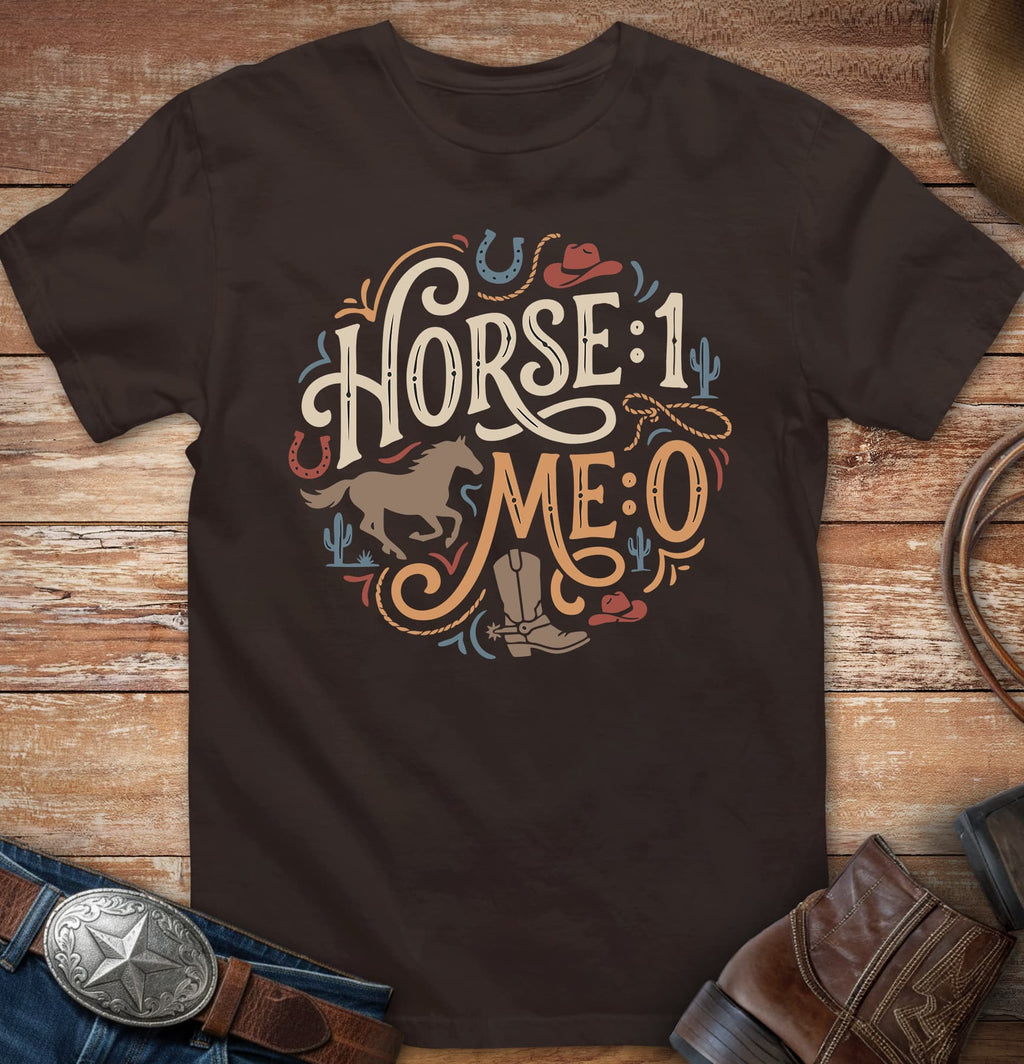 Horse: 1 - Me: 0