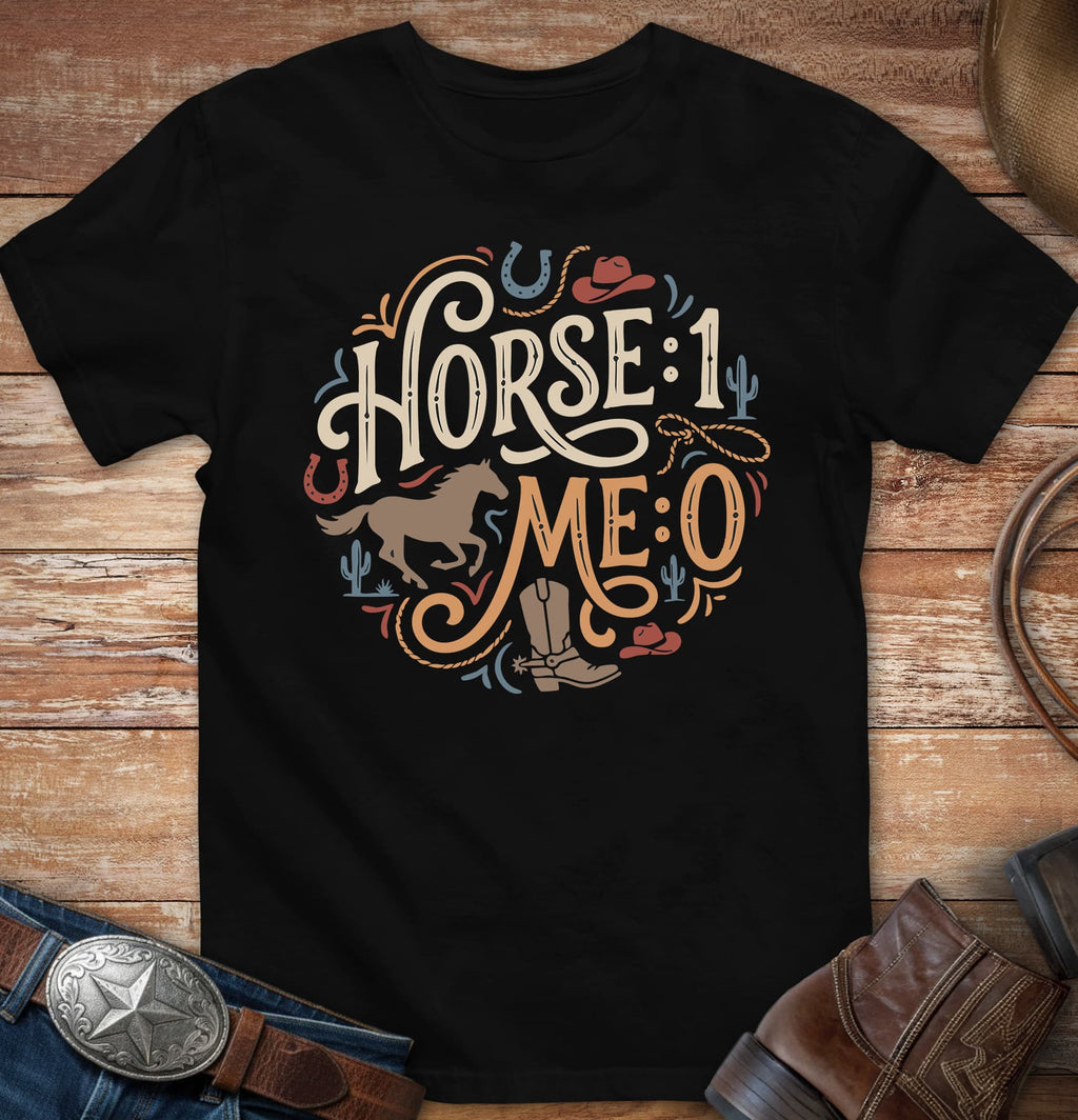 Horse: 1 - Me: 0