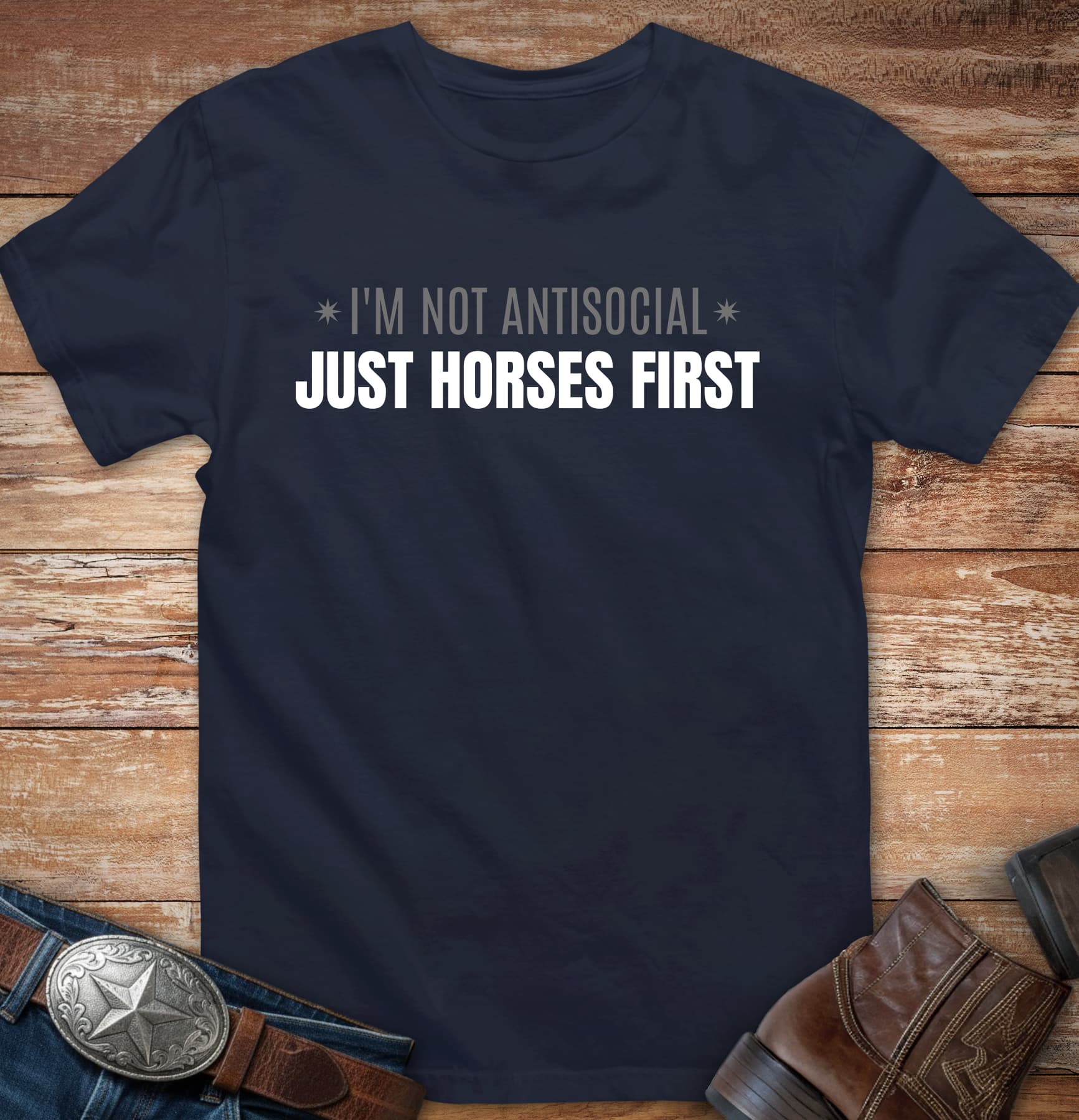 Not antisocial - just horses first