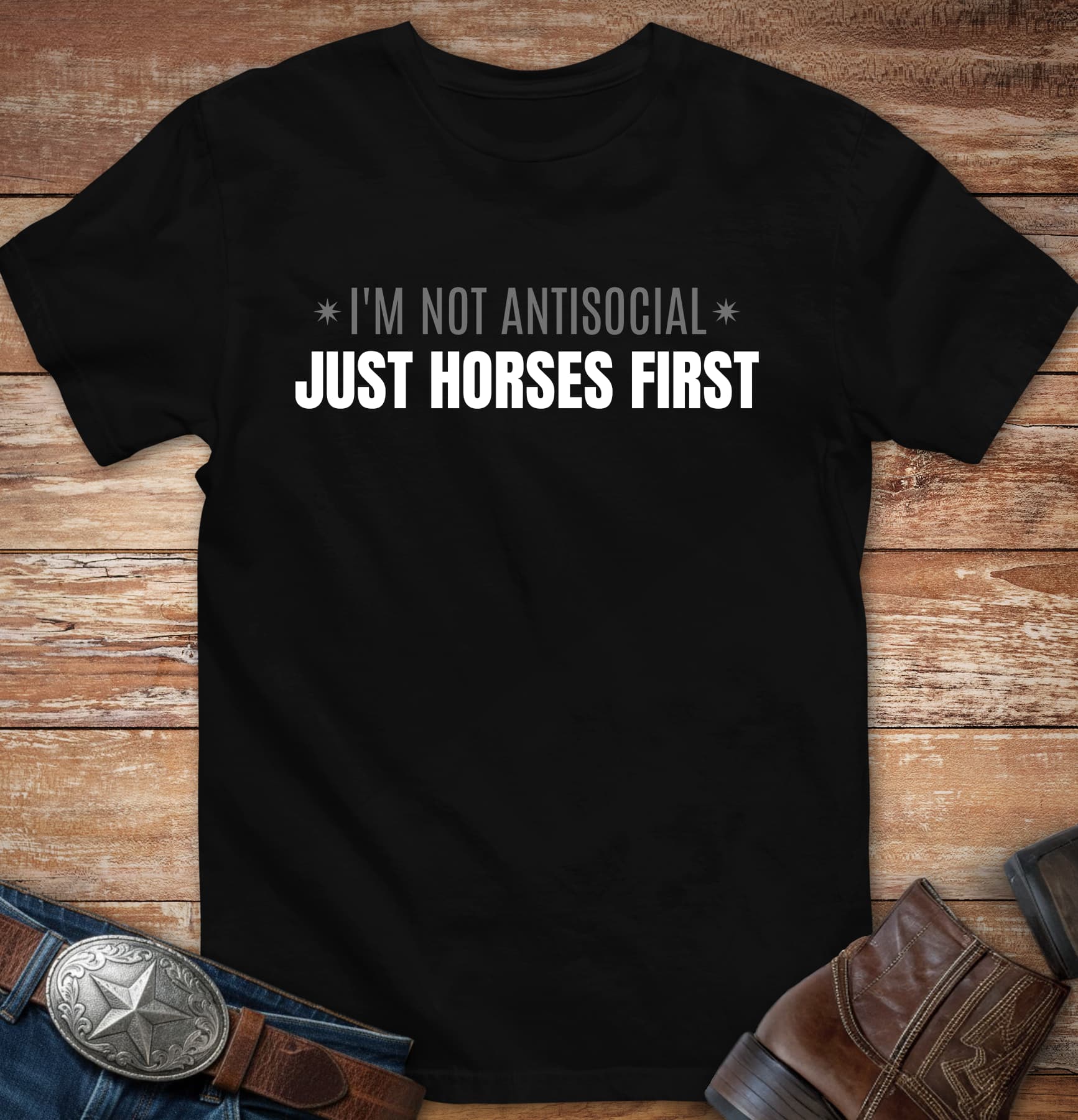 Not antisocial - just horses first