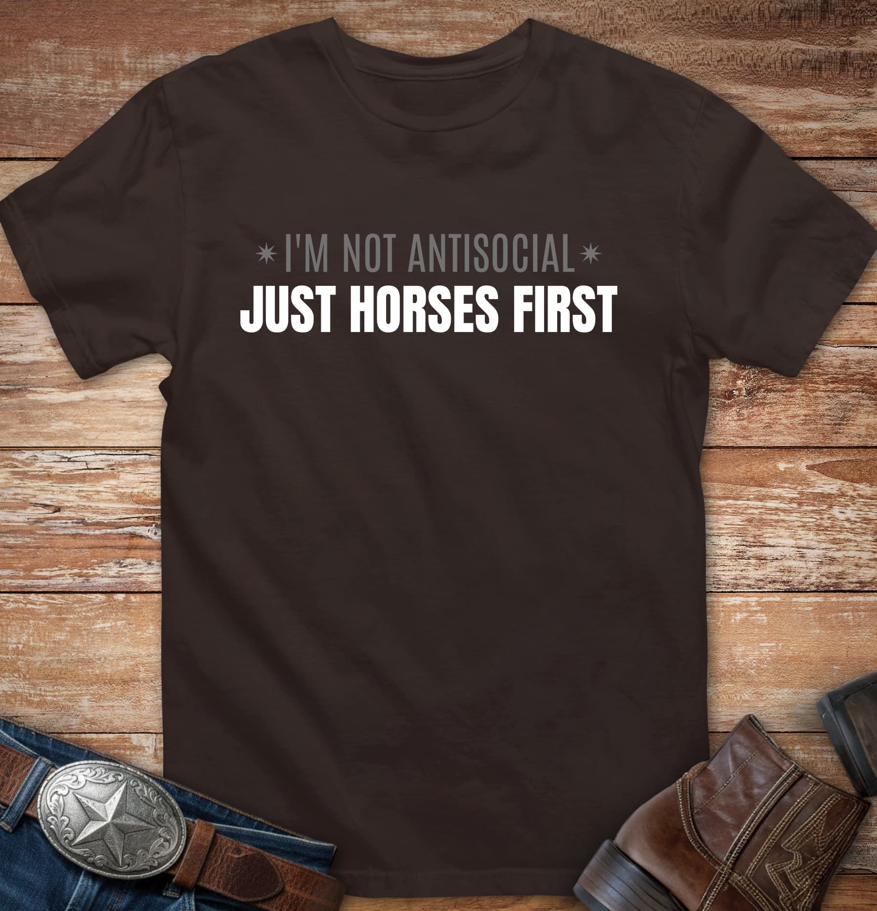 Not antisocial - just horses first