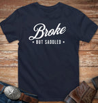 Broke but saddled