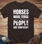 Horses make sense - people are confusing