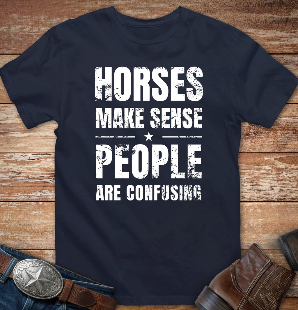 Horses make sense - people are confusing