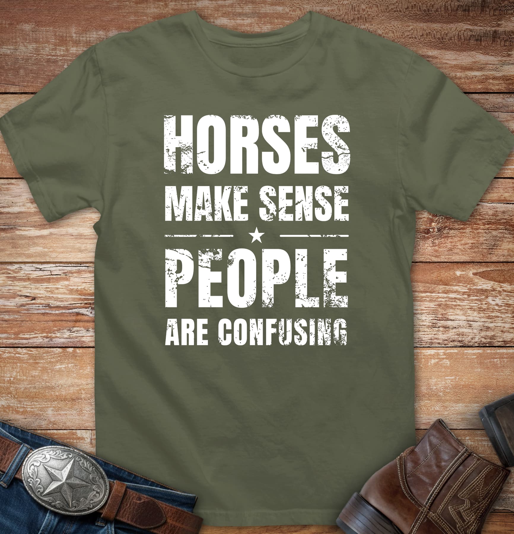 Horses make sense - people are confusing