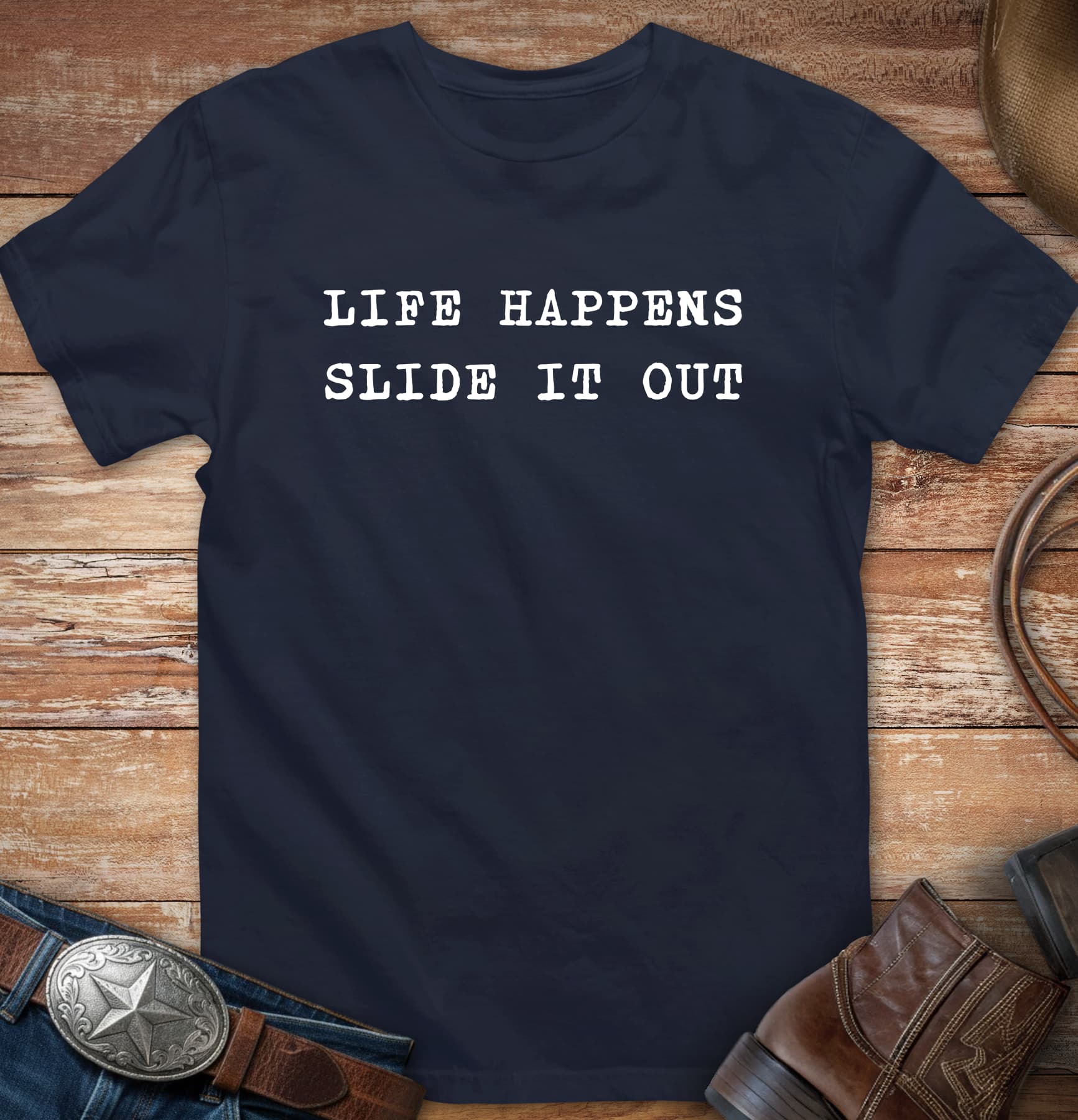 Life happens - slide it out