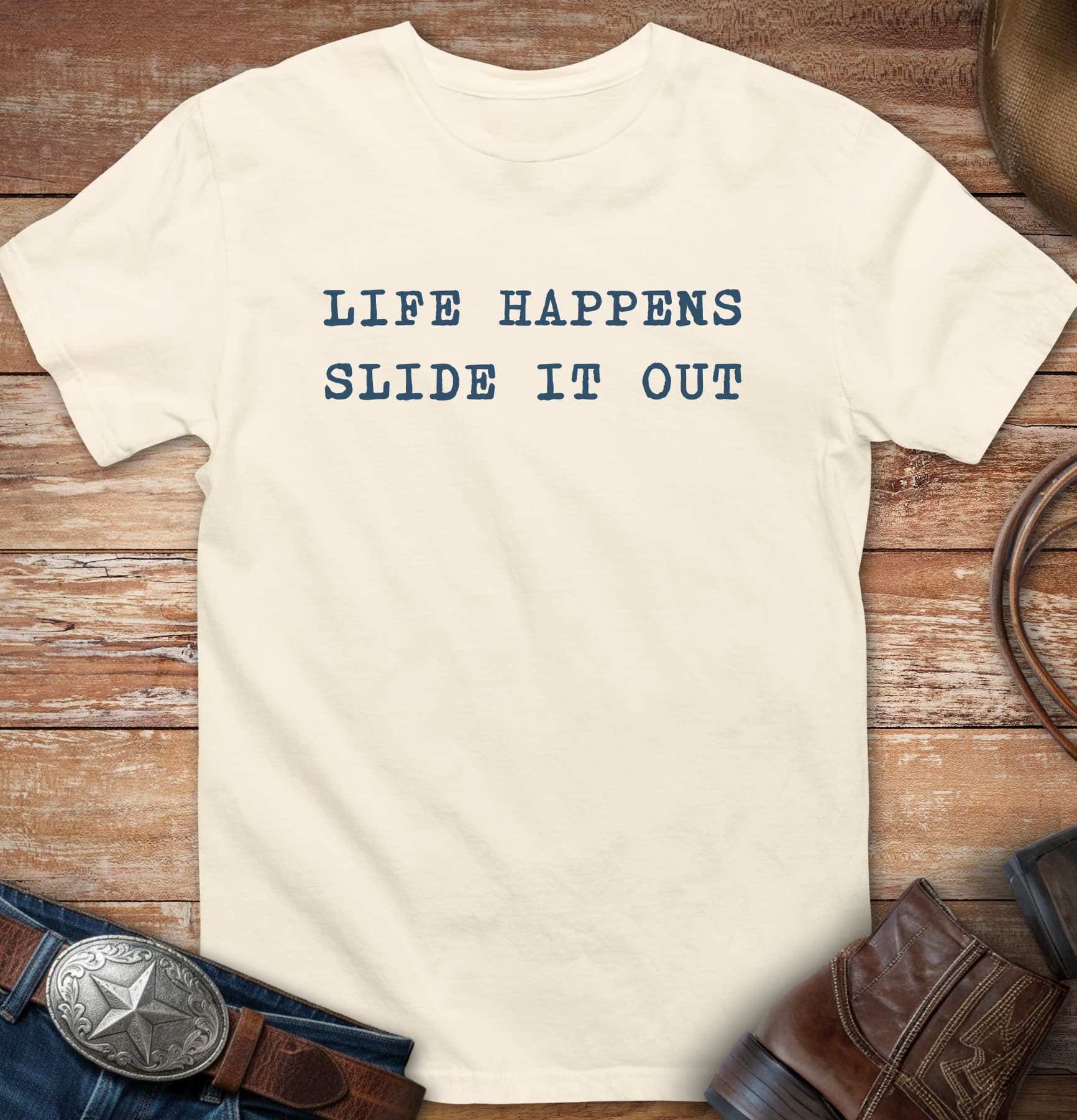 Life happens - slide it out