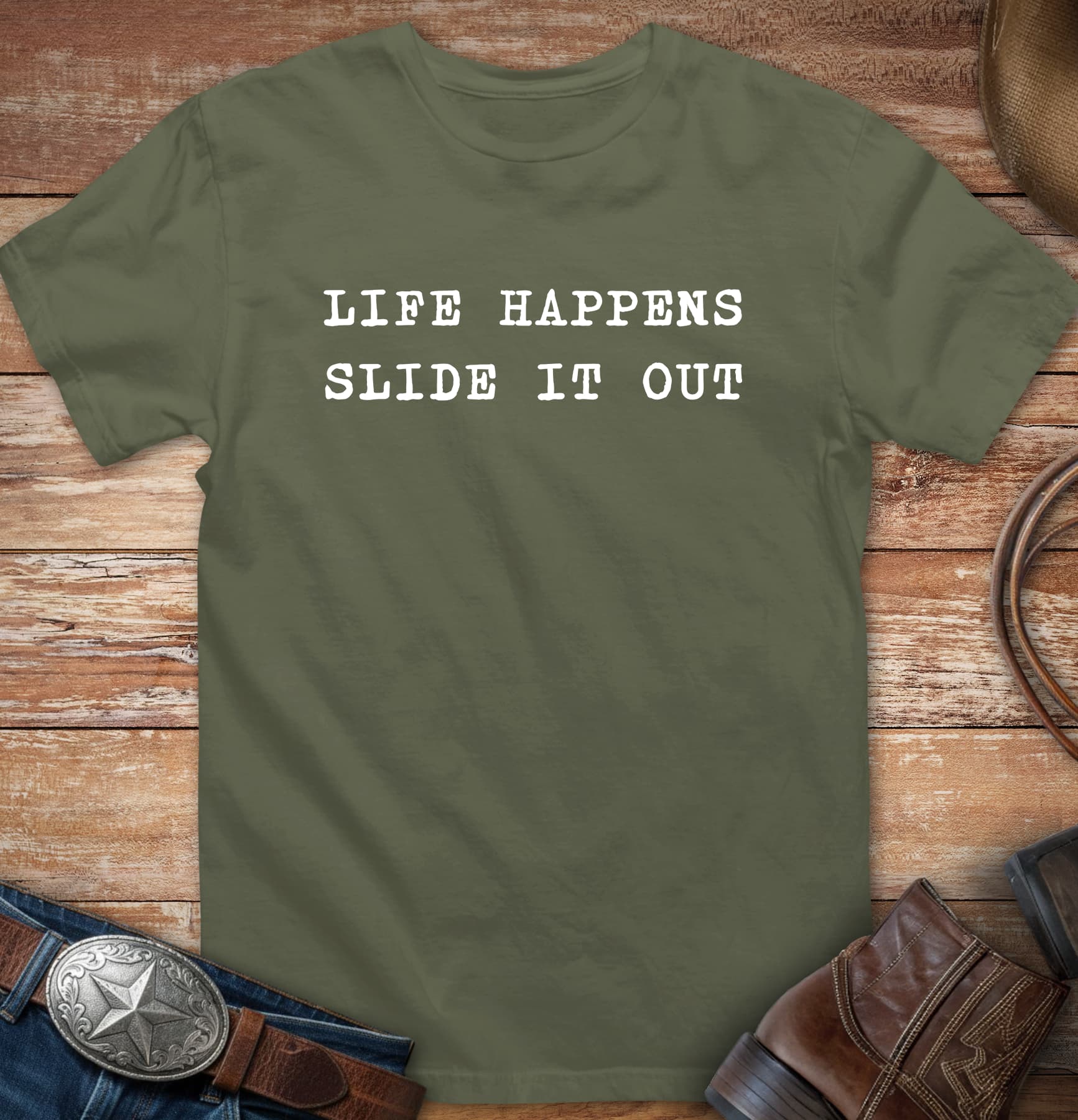 Life happens - slide it out