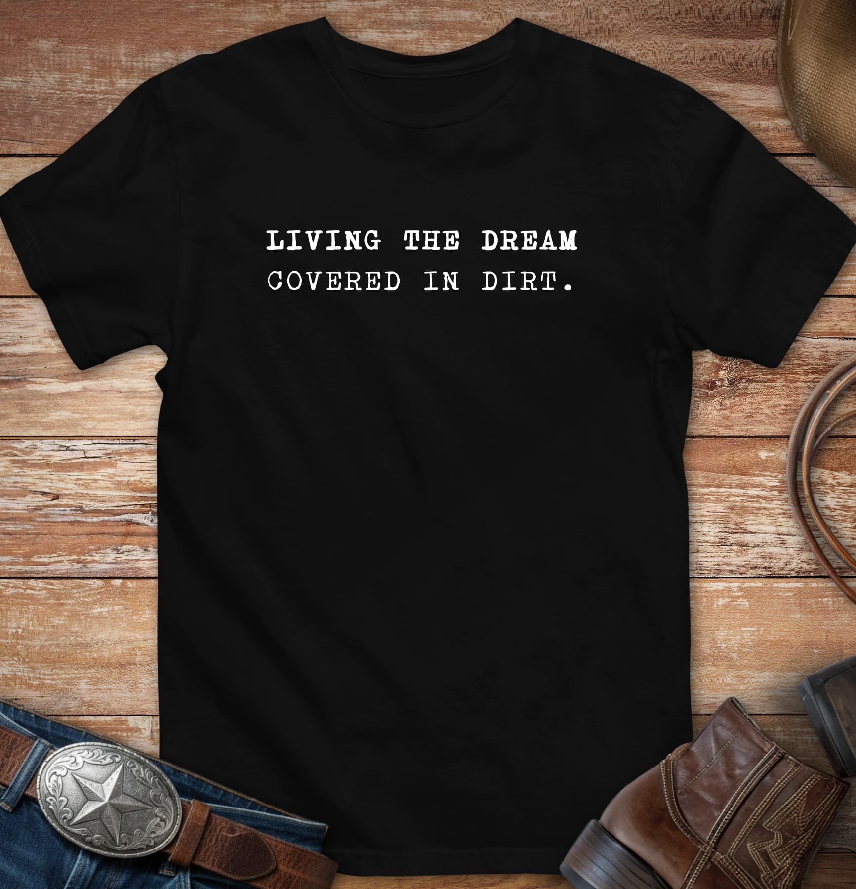 Living the dream - covered in dirt
