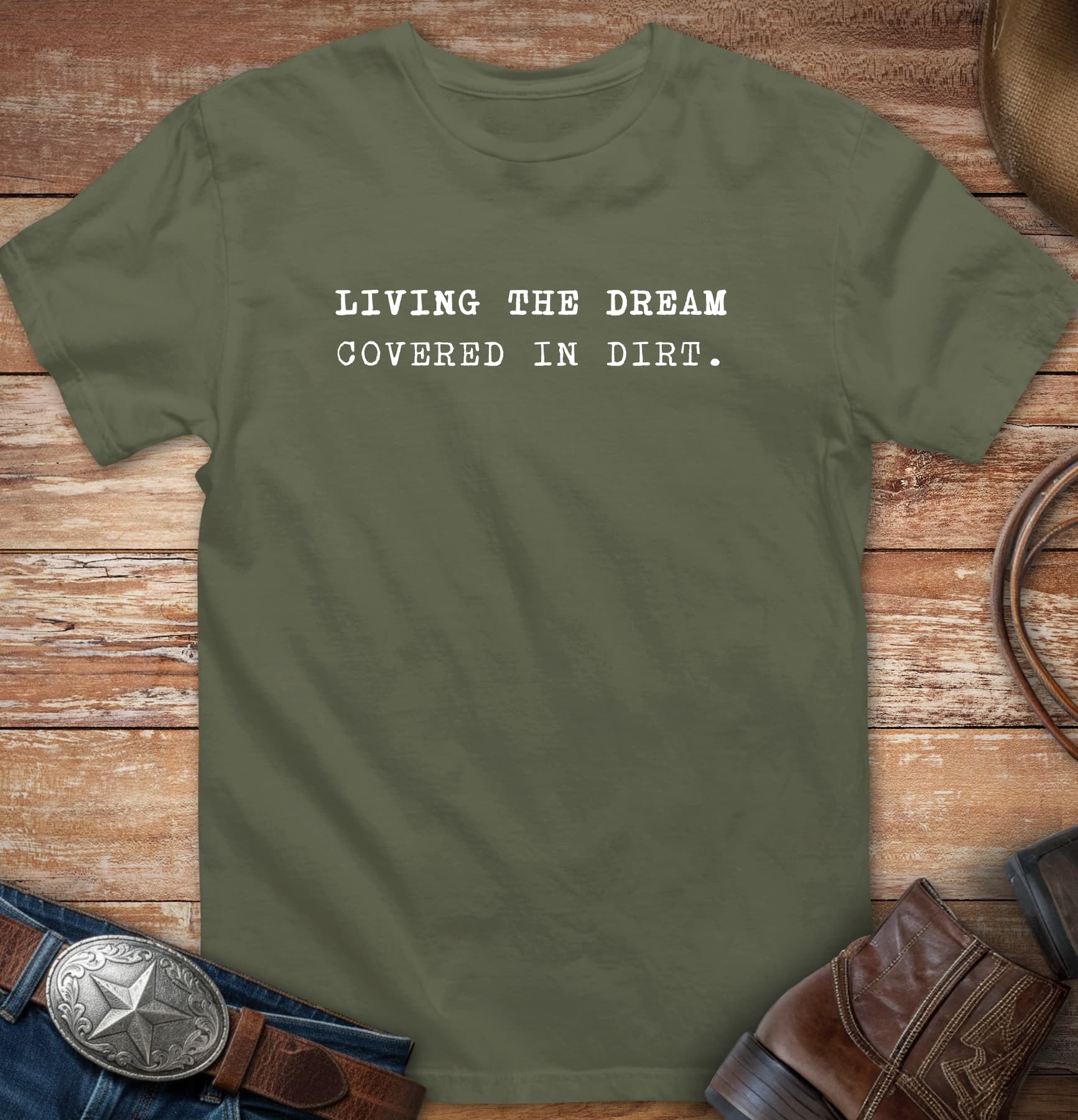 Living the dream - covered in dirt
