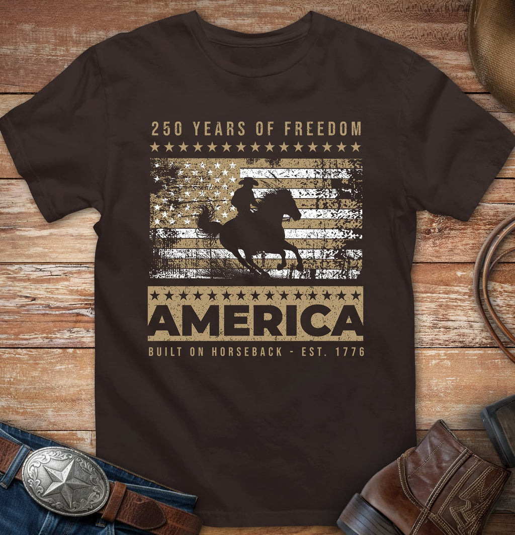 Built on Horseback T-Shirt