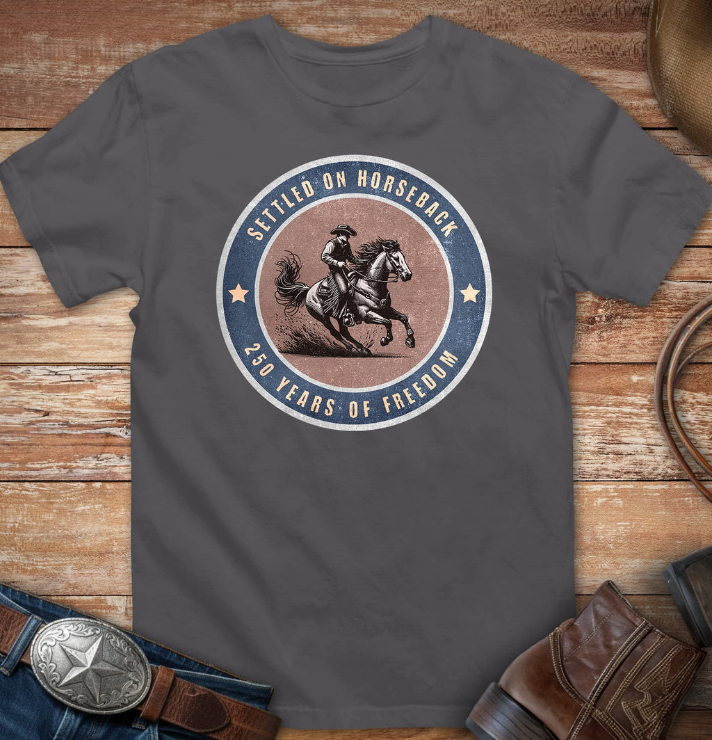 Settled on horseback T-Shirt