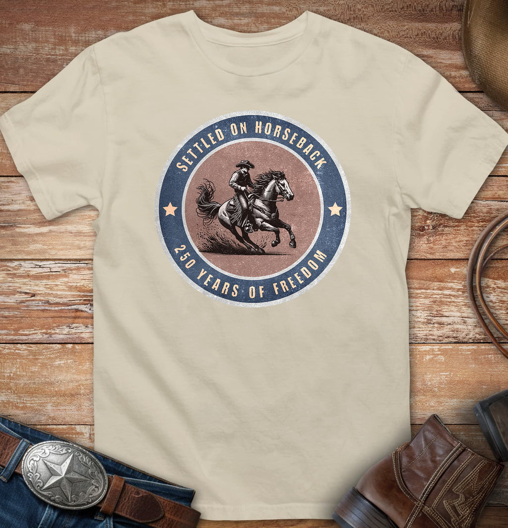 Settled on horseback T-Shirt